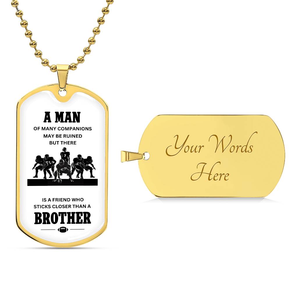 Sticks Closer Than A Brother | Gridiron Team Brotherhood | Gift