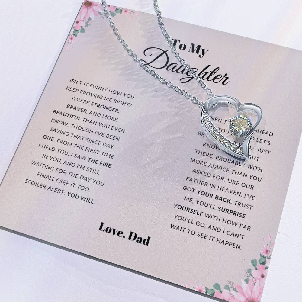 To My Daughter | Forever Love Knot Necklace | Gift